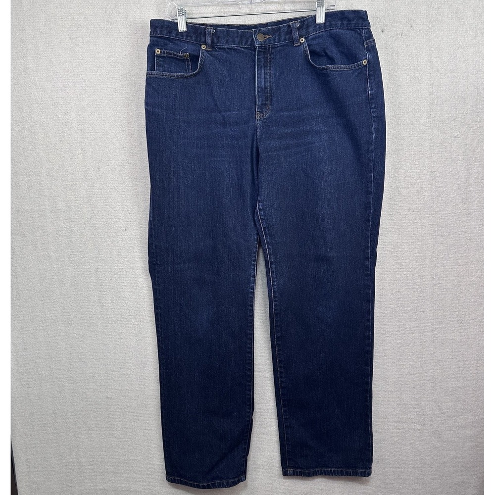 Lauren Jeans Co Ralph Lauren Women's 16 Modern Slim Denim